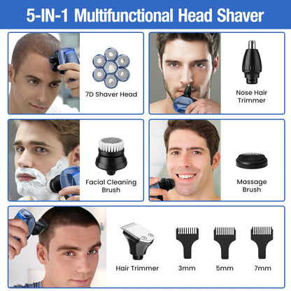 Bald Shaver Cobalt Blue